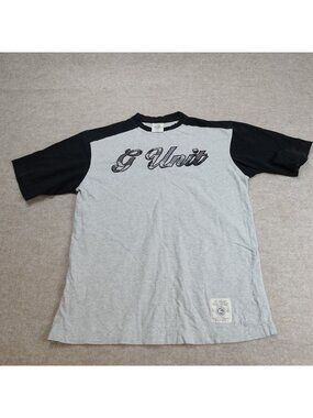 G-Unit Shirt Large Gray Spellout Vintage Y2K